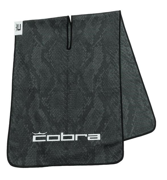 Cobra Snakeskin ručník, čierny