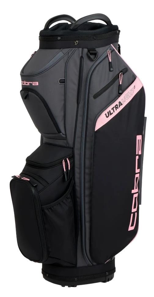 Cobra Ultralight 2 cart bag, black/rose gold