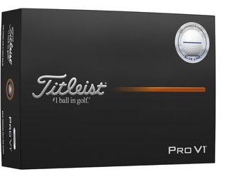Titleist Pro V1 2025 golfové loptičky (12 loptičiek), Performance Alignment Blue