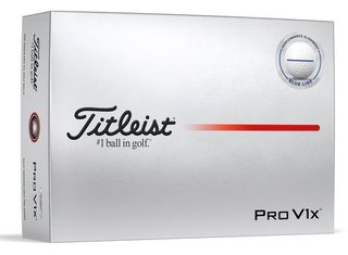 Titleist Pro V1x 2025 golfové loptičky, Performance Alignment Blue