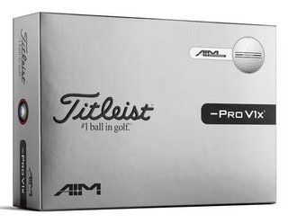 Titleist Pro V1x Left Dash AIM Enhanced golfové loptičky 2026
