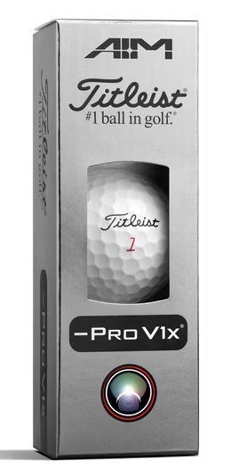 Titleist Pro V1x Left Dash AIM Enhanced golfové loptičky 2026