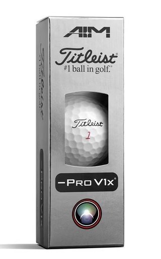 Titleist Pro V1x Left Dash Performance Alignment BLACK golfové loptičky