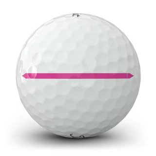 Titleist Pro V1x Left Dash Performance Alignment Pink golfové loptičky