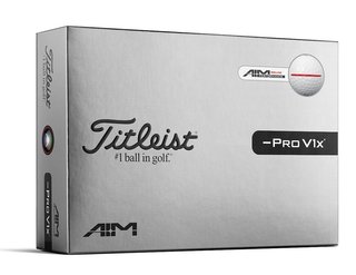 Titleist Pro V1x Left Dash Performance Alignment RED golfové loptičky