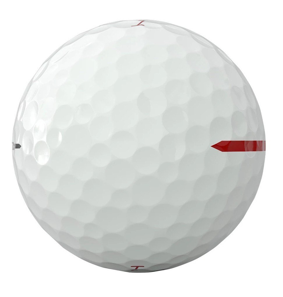 Titleist Pro V1x Left Dash Performance Alignment RED golfové loptičky