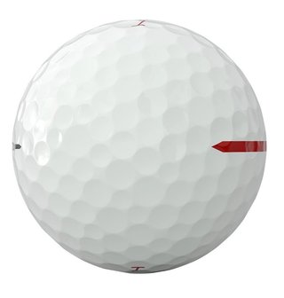 Titleist Pro V1x Left Dash Performance Alignment RED golfové loptičky