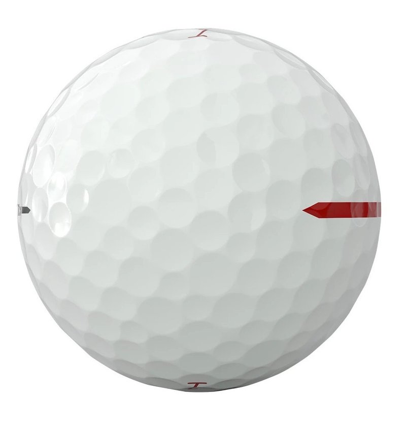 Titleist Pro V1x Left Dash Performance Alignment RED golfové loptičky