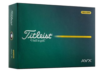 Titleist AVX golfové loptičky, žlté