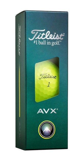Titleist AVX golfové loptičky, žlté
