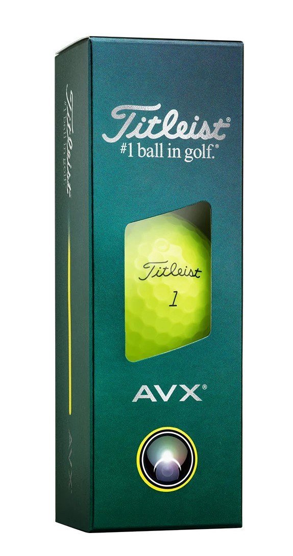 Titleist AVX golfové loptičky, žlté
