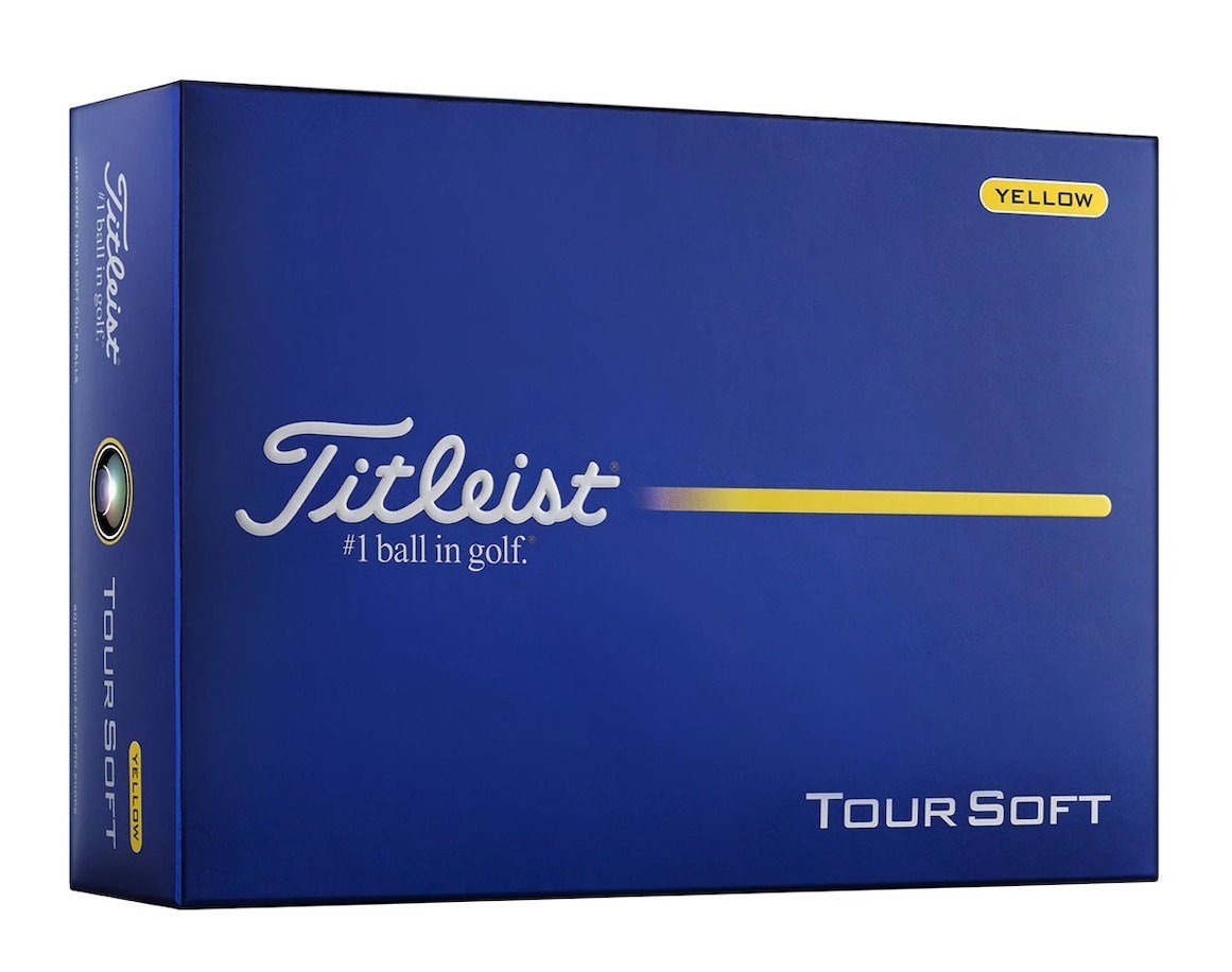 Titleist Tour Soft golfové loptičky, žlté