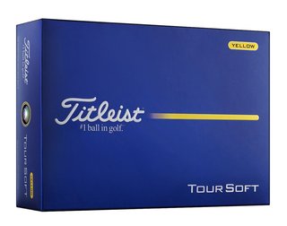 Titleist Tour Soft golfové loptičky, žlté