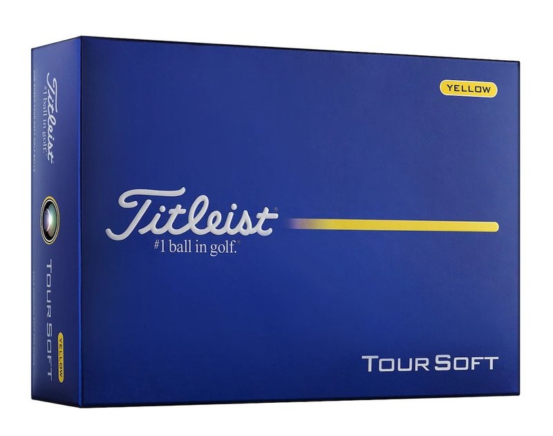Titleist Tour Soft golfové loptičky, žlté