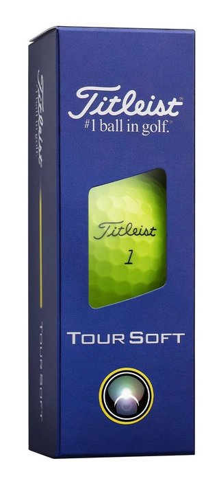 Titleist Tour Soft golfové loptičky, žlté