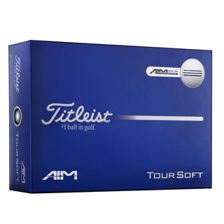 Titleist Tour Soft AIM Blue golfové loptičky, modré