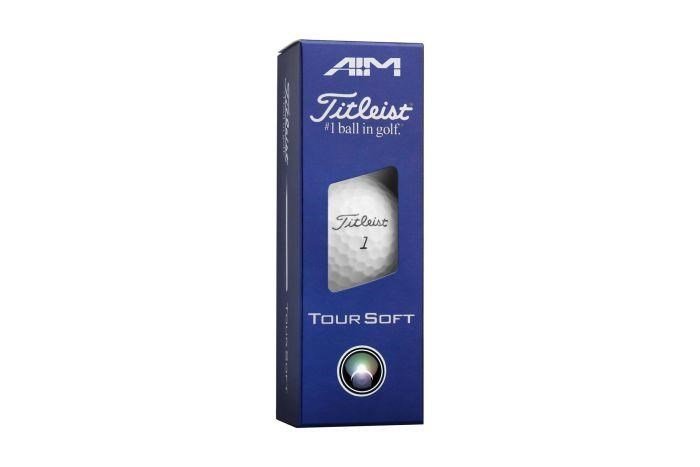 Titleist Tour Soft AIM Red golfové loptičky, červené