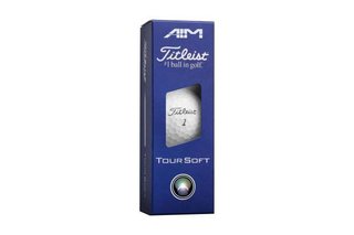 Titleist Tour Soft AIM Red golfové loptičky, červené