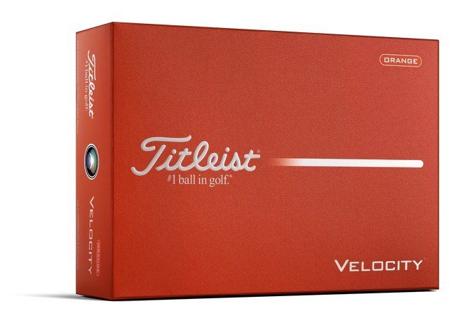 Titleist Velocity golfové loptičky 2026, oranžové