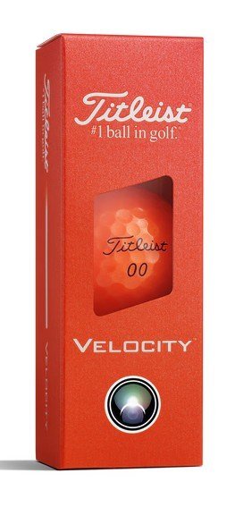Titleist Velocity golfové loptičky 2026, oranžové