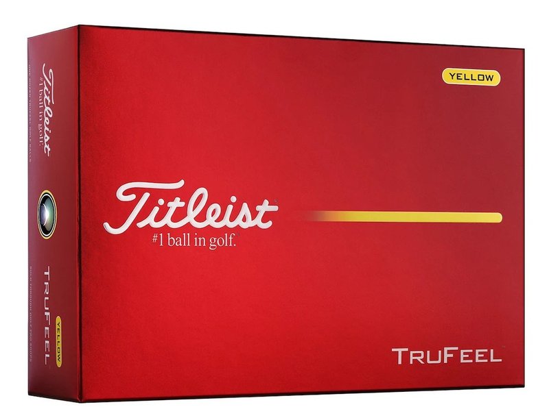 Titleist TruFeel golfové loptičky 2026, žlté