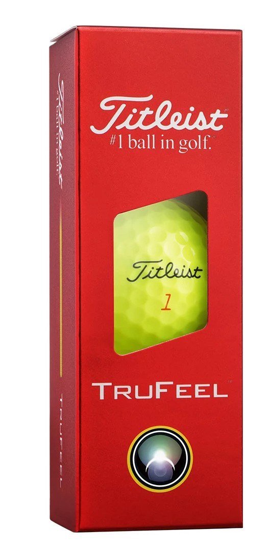Titleist TruFeel golfové loptičky 2026, žlté