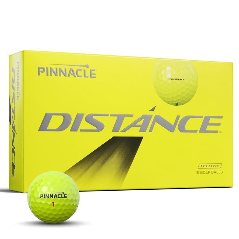 Pinnacle Distance golfové loptičky, žlté