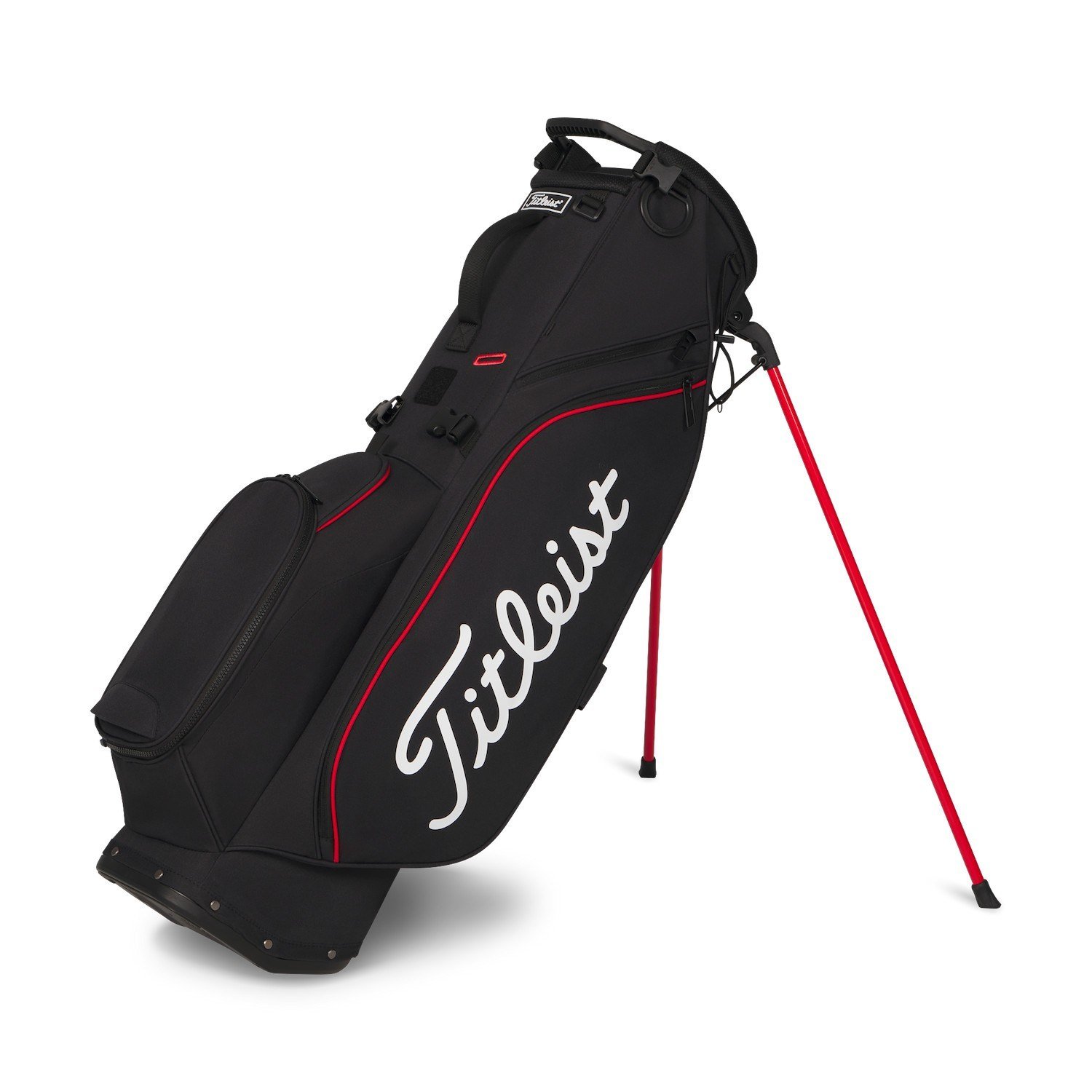 Titleist Players S4 stand bag, čierna/červená/biela