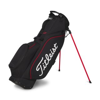 Titleist Players S4 stand bag, čierna/červená/biela