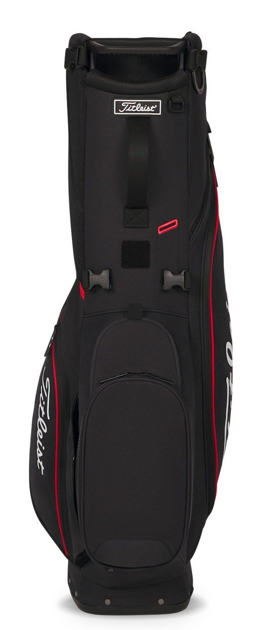 Titleist Players S4 stand bag, čierna/červená/biela