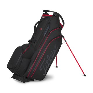 Titleist Hybrid 14 StaDry stand bag, čierna/čierna/červená