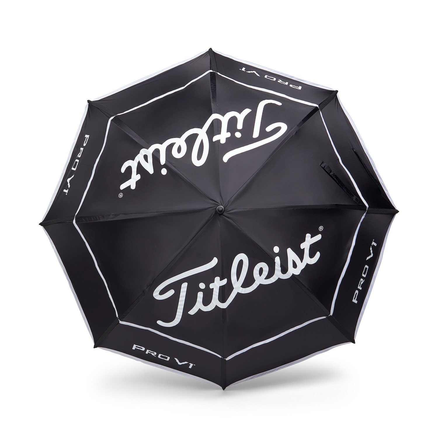 Titleist Tour Double Canopy dáždnik, čierno/biela