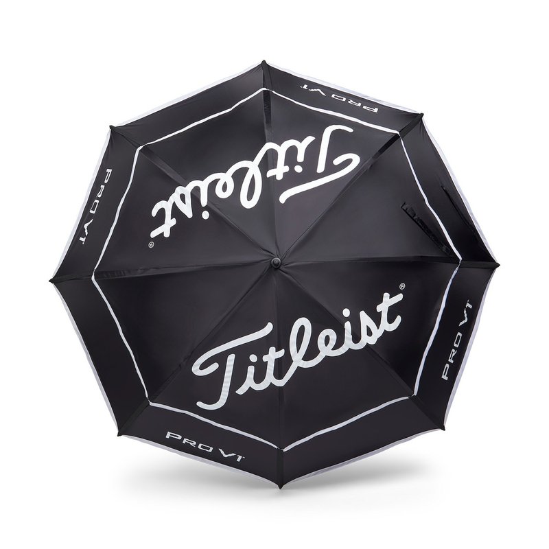 Titleist Tour Double Canopy dáždnik, čierno/biela
