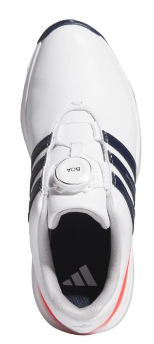 Adidas Tour360 24 Boa juniorské golfové topánky, biele