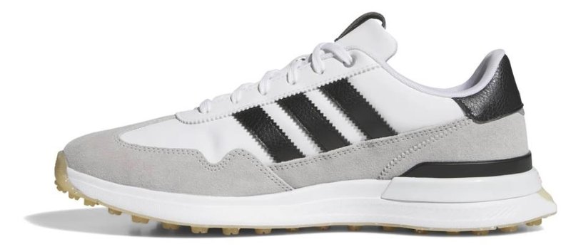 Adidas S2G 26 Textile Spikeless pánske golfové topánky, bielo/šedé