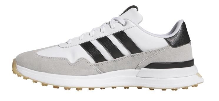 Adidas S2G 26 Textile Spikeless pánske golfové topánky, bielo/šedé