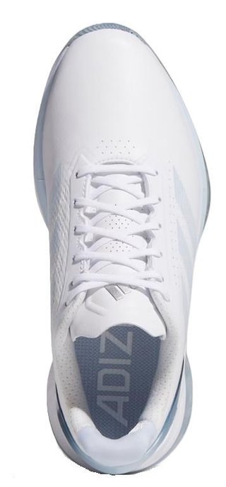 Adidas Adizero ZG Spikeless dámske golfové topánky, biele