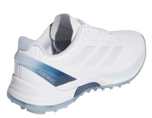Adidas Adizero ZG Spikeless dámske golfové topánky, biele