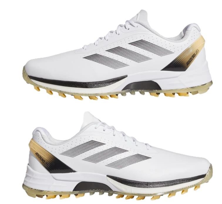 Adidas Adizero ZG Spikeless pánske golfové topánky, bielo/šedé