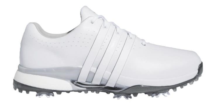 Adidas Tour360 24 Wide pánske golfové topánky, bílo/šedé