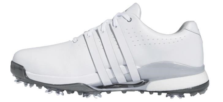 Adidas Tour360 24 Wide pánske golfové topánky, bílo/šedé