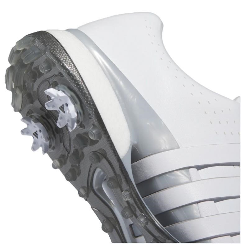 Adidas Tour360 24 Wide pánske golfové topánky, bílo/šedé