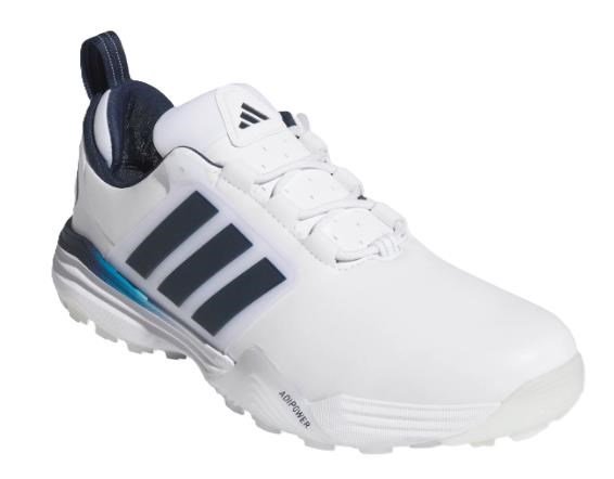 Adidas Adipower 26 Spikeless pánske golfové topánky, bílo/modré