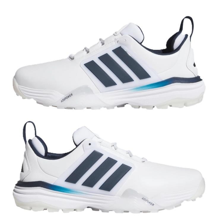 Adidas Adipower 26 Spikeless pánske golfové topánky, bílo/modré