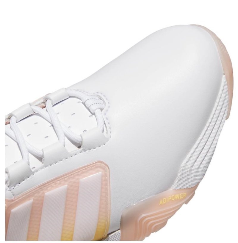 Adidas Adipower 26 Spikeless dámske golfové topánky, biele