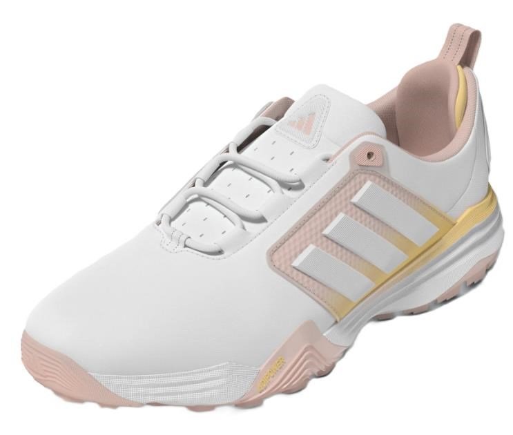 Adidas Adipower 26 Spikeless dámske golfové topánky, biele