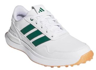 Adidas S2G 26 Spikeless juniorské golfové topánky, biele