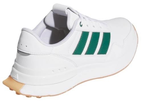 Adidas S2G 26 Spikeless juniorské golfové topánky, biele