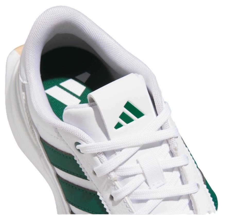 Adidas S2G 26 Spikeless juniorské golfové topánky, biele