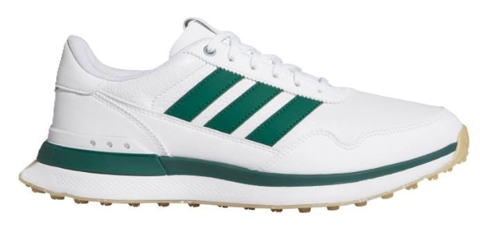 Adidas S2G 26 Leather Spikeless pánske golfové topánky, biele
